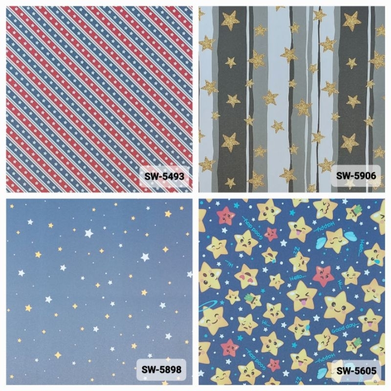 

Kertas Kado Sansan Wawa motif STAR/Bintang