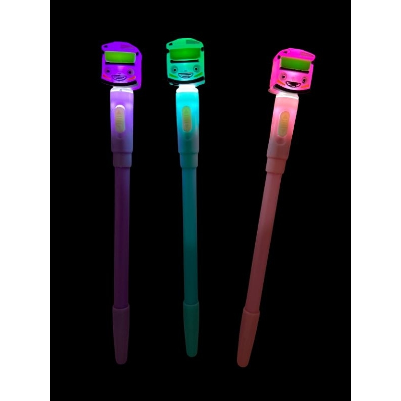 

Pulpen gel fancy LAMPU karakter Tayo terbaru