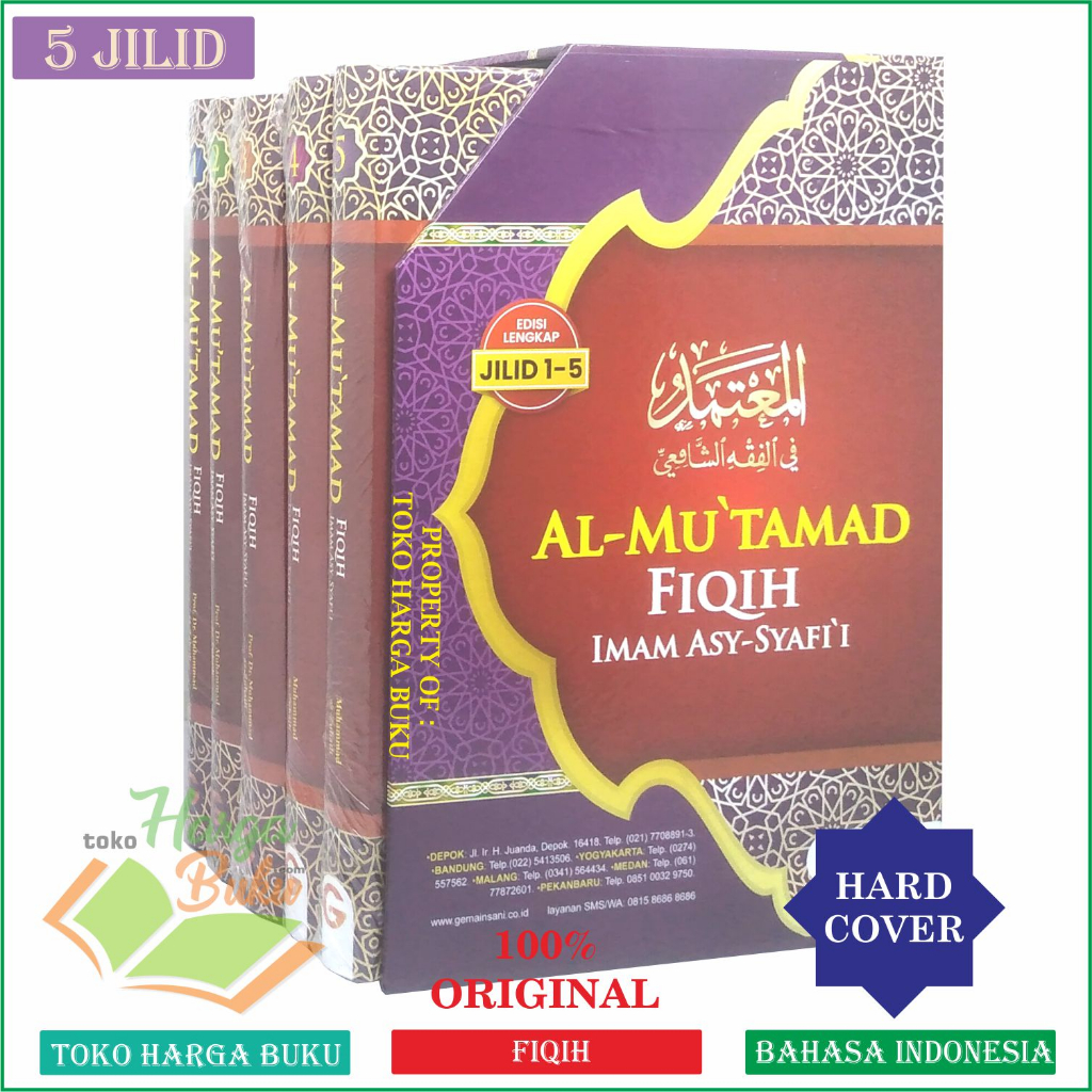 Foto AL-MU'TAMAD Fiqih Imam Asy-Syafii Edisi Lengkap Jilid 1-5 Buku Al Mutamad Fikih Syafii 1 Set Komplit Penerbit Gema Insani Press
