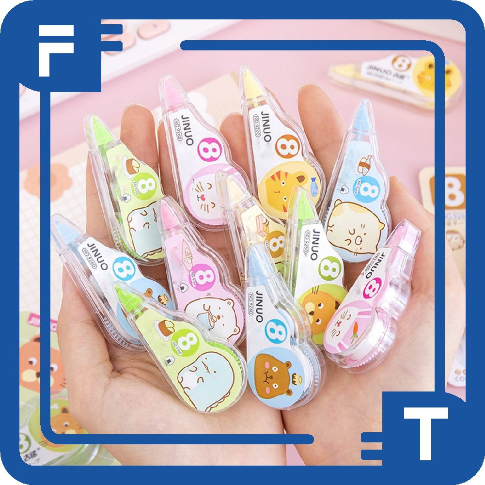 

✦FT✦ Correction Tape Students Stationary School Supplies 8M Multiple Color Tipe-x Karakter Lucu Penghapus PenaTip-ex Kertas Mini S087