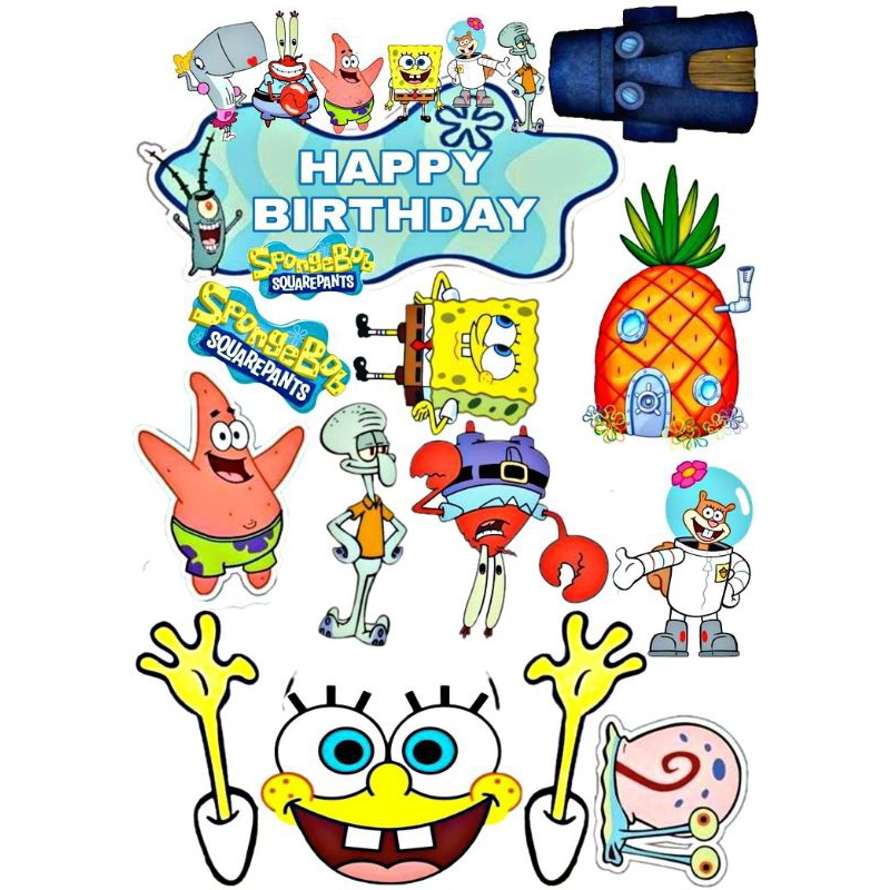 

Topper Cake Spongebob Squarepants