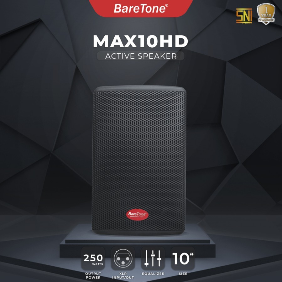 speaker aktif baretone 10 inch MAX10HD MAX 10HD