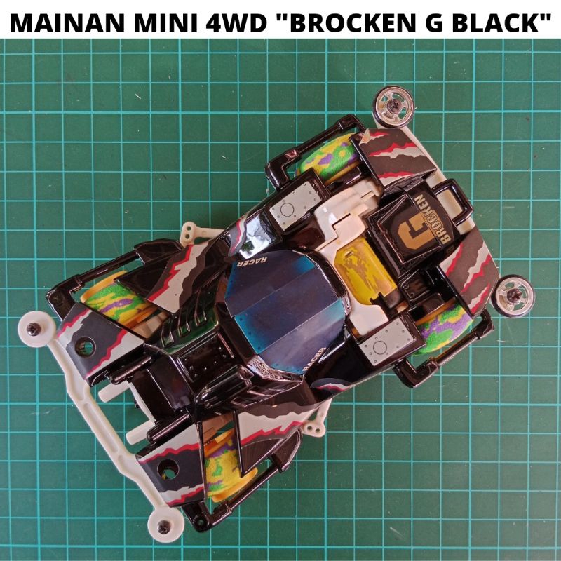 MAINAN MINI 4WD "BROCKEN G GIANT" 5 STARS - MAINAN MOBIL RAKIT KEREN OLD STOCK