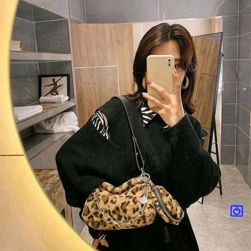 serba.leopard tas leopard macan tutul cheetah animal print