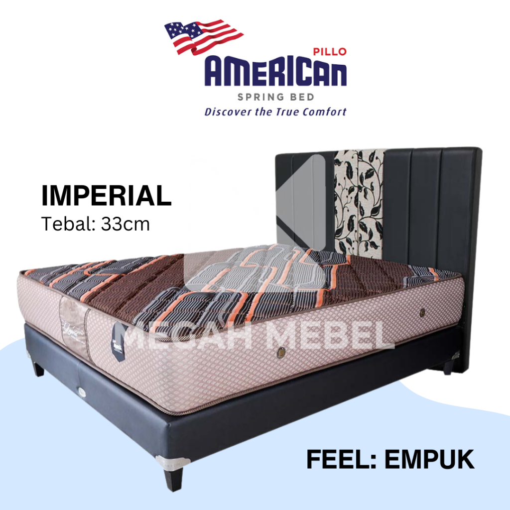 American Pillo Spring Bed Tipe Imperial