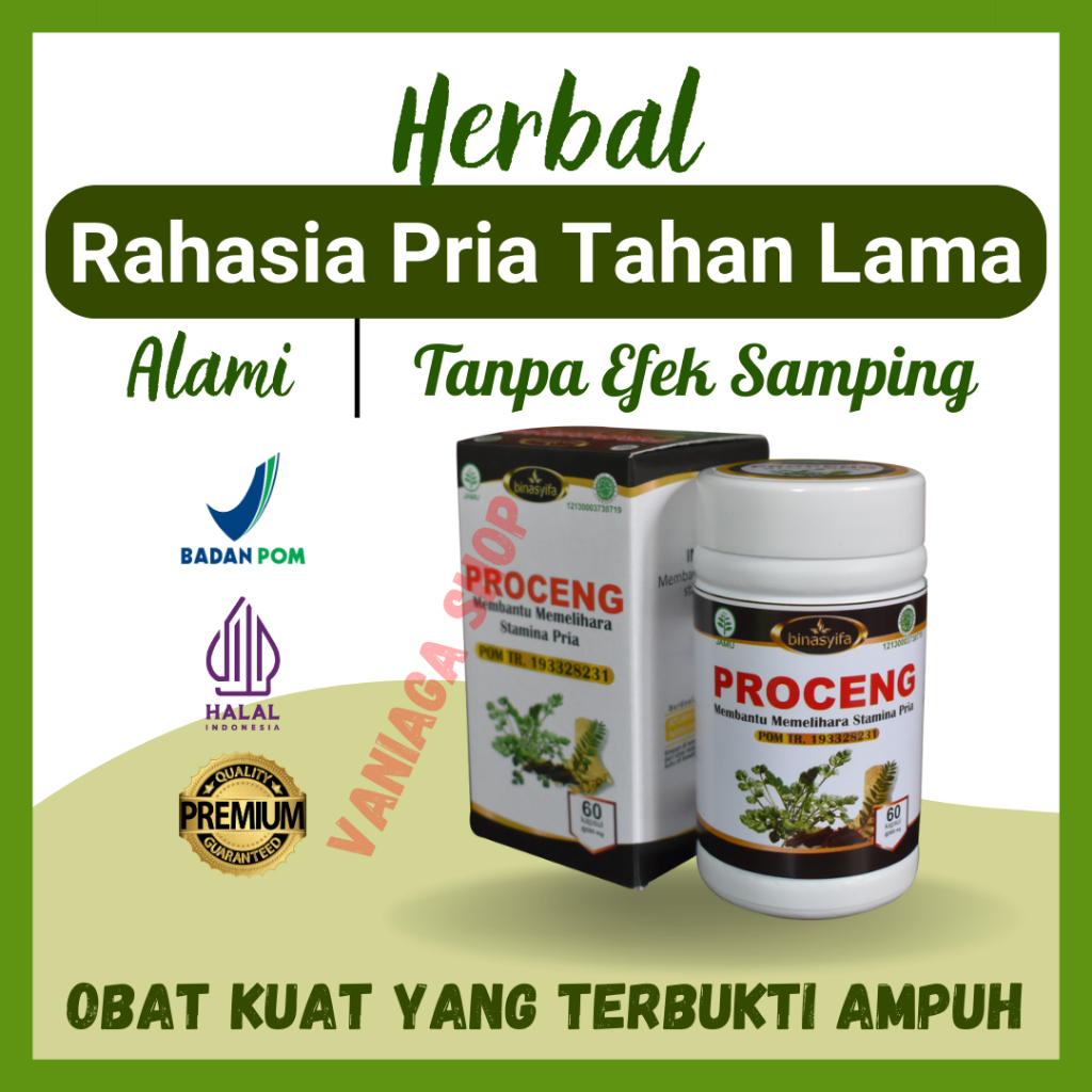 

Obat Herbal Kuat Pria Tahan Lama Original 100% Bpom Pasak Bumi Original Proceng Binasyifa