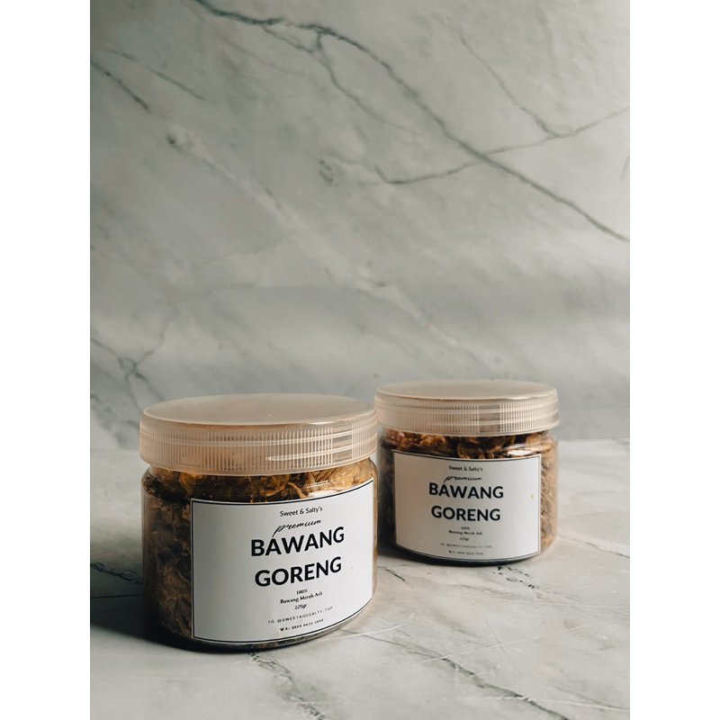 

Bawang Goreng Premium - Brebes dan Sumenep