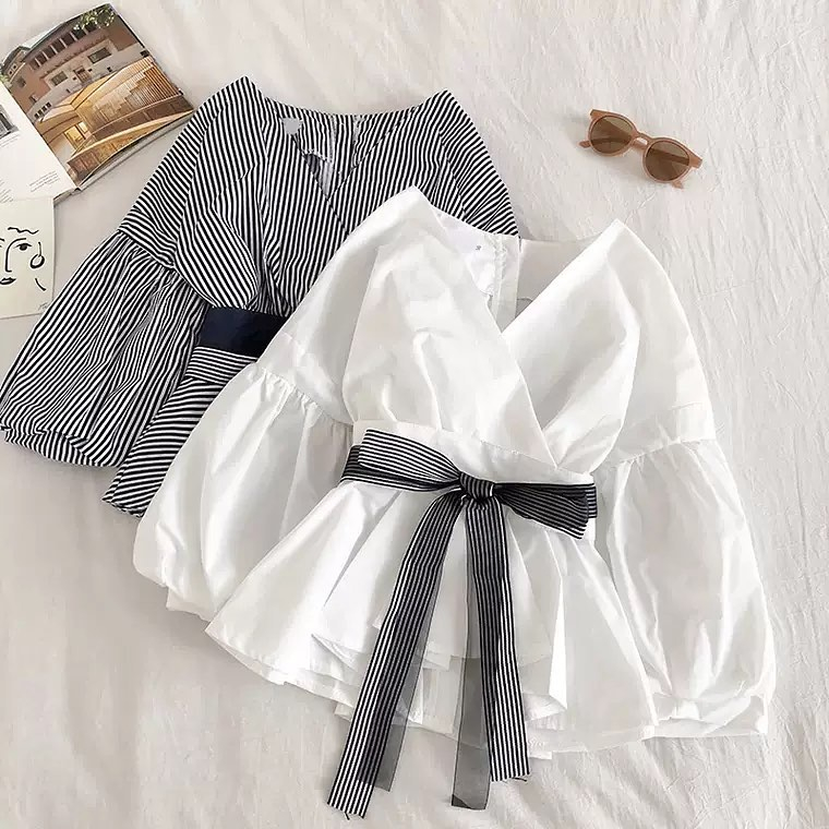BLOUSE SALUR Fashion Atasan Wanita Baju Muslim Korean Style Remaja Terlaris Hana