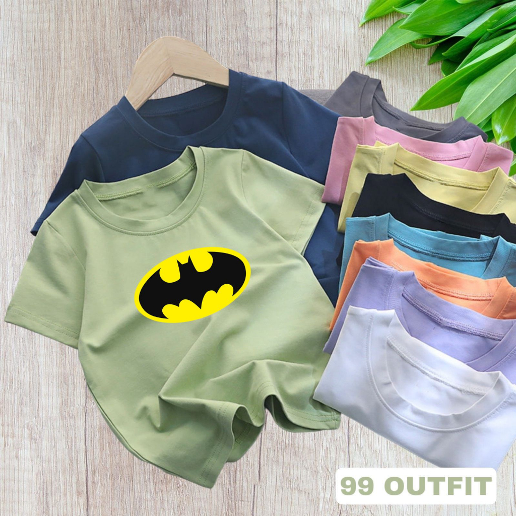 kaos oblong anak laki laki batm4n usia ideal/baju oblong anak sablon digital cotton combed bisa cod