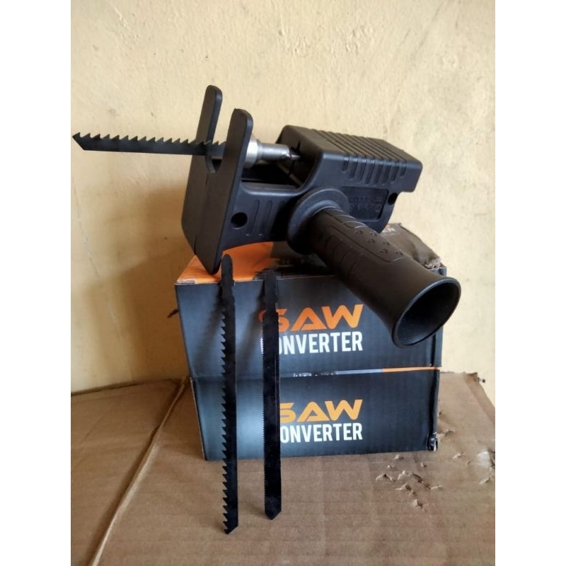adaptor jigsaw mesin bor ke gergaji kayu