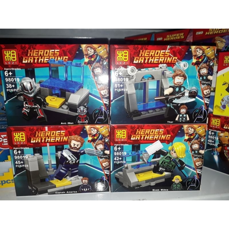 Mainan anak lego Heroes gathering 98019