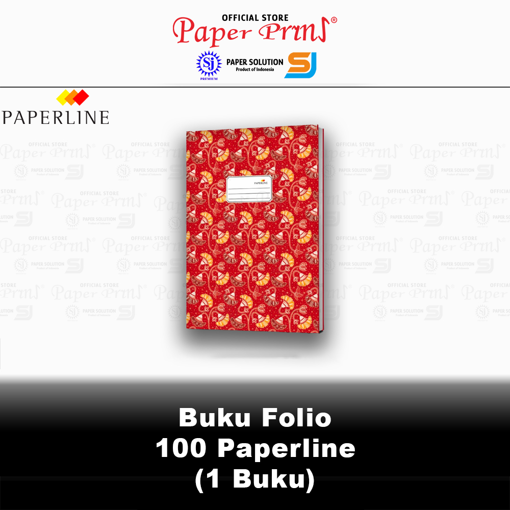 

Buku Folio Hardcover Paperline 100 Lembar