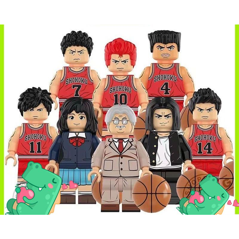 Lego Slam Dunk Figure Slam Dunk Lego Rukawa Lego Hanamichi New