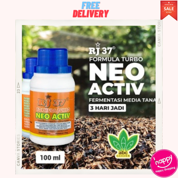 ⚡BEST SELLER⚡ Formula Turbo Fermentasi 3 Hari - RJ 37 Neo Activ 100 ml - Berkualitas RJ 37 Neo Activ