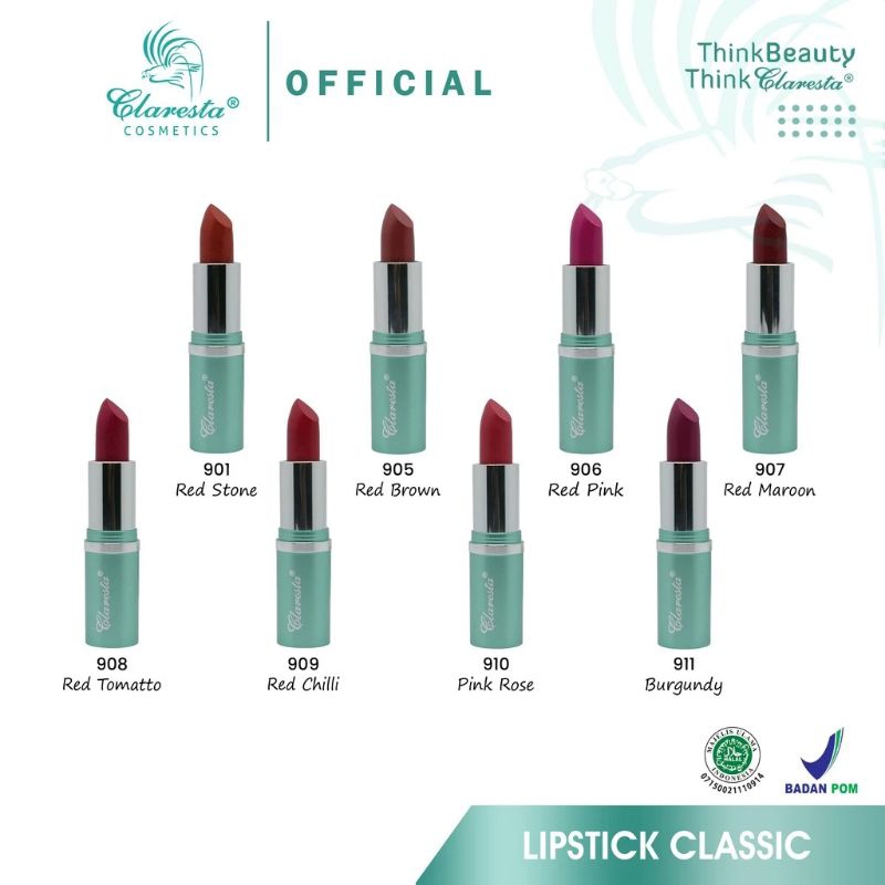 CLARESTA LIPSTIK CLASSIC MATTE