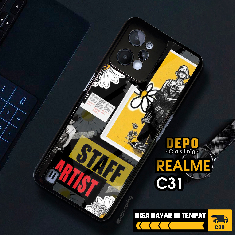 Case Realme C31 Casing Realme C31 Casing Depo Casing [KKWS] Case Glossy Case Aesthetic Custom Case A