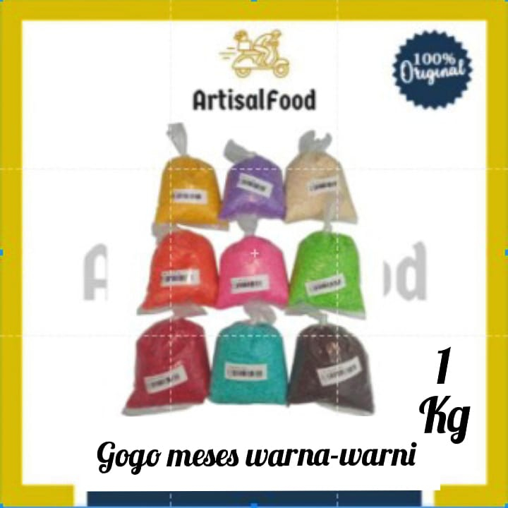 

GOGO MESES WARNA WARNI 1 KG TIMB coklat meises