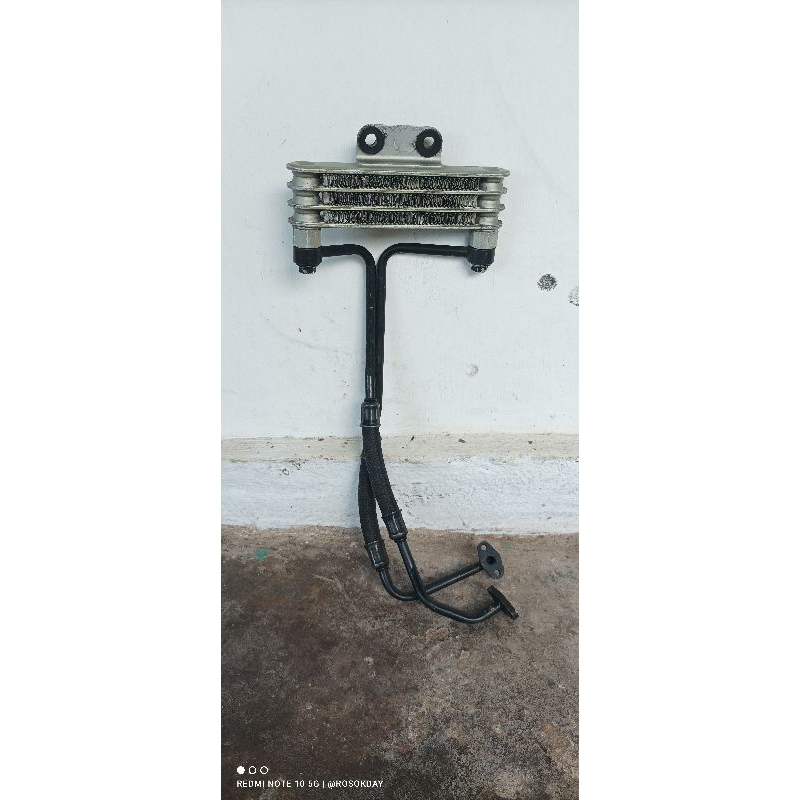 Oil Coller Satria fu Original Oli Oil Coller Radiator Pendingin Mesin Suzuki Satria Fu Original Lepa