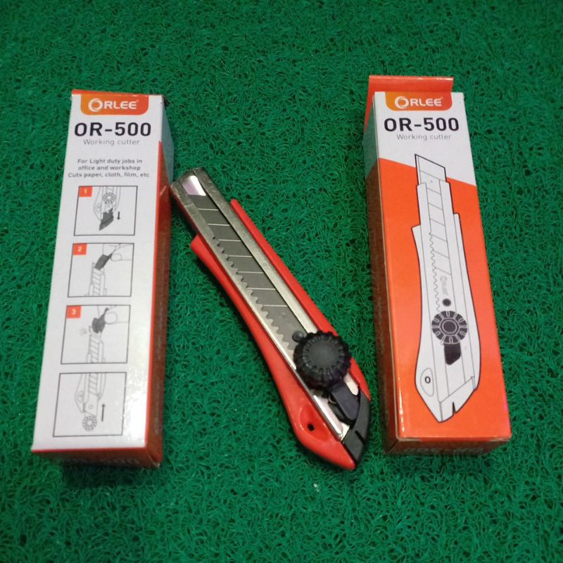

Cutter gagang besi cutter besar pisau ukir serbaguna sangat tajam 1pcs