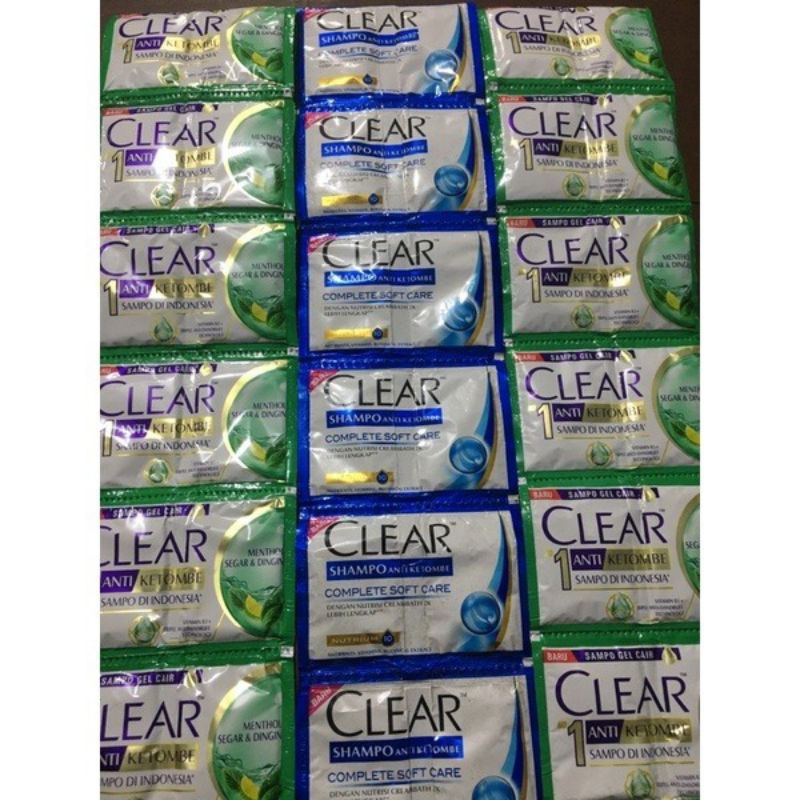 SHAMPO CLEAR SACHET. SAMPO CLEAR RENCENG