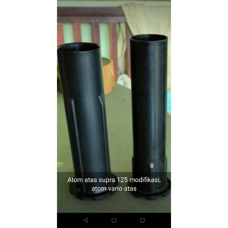 atom variasi atas shock  supra 125 panjang