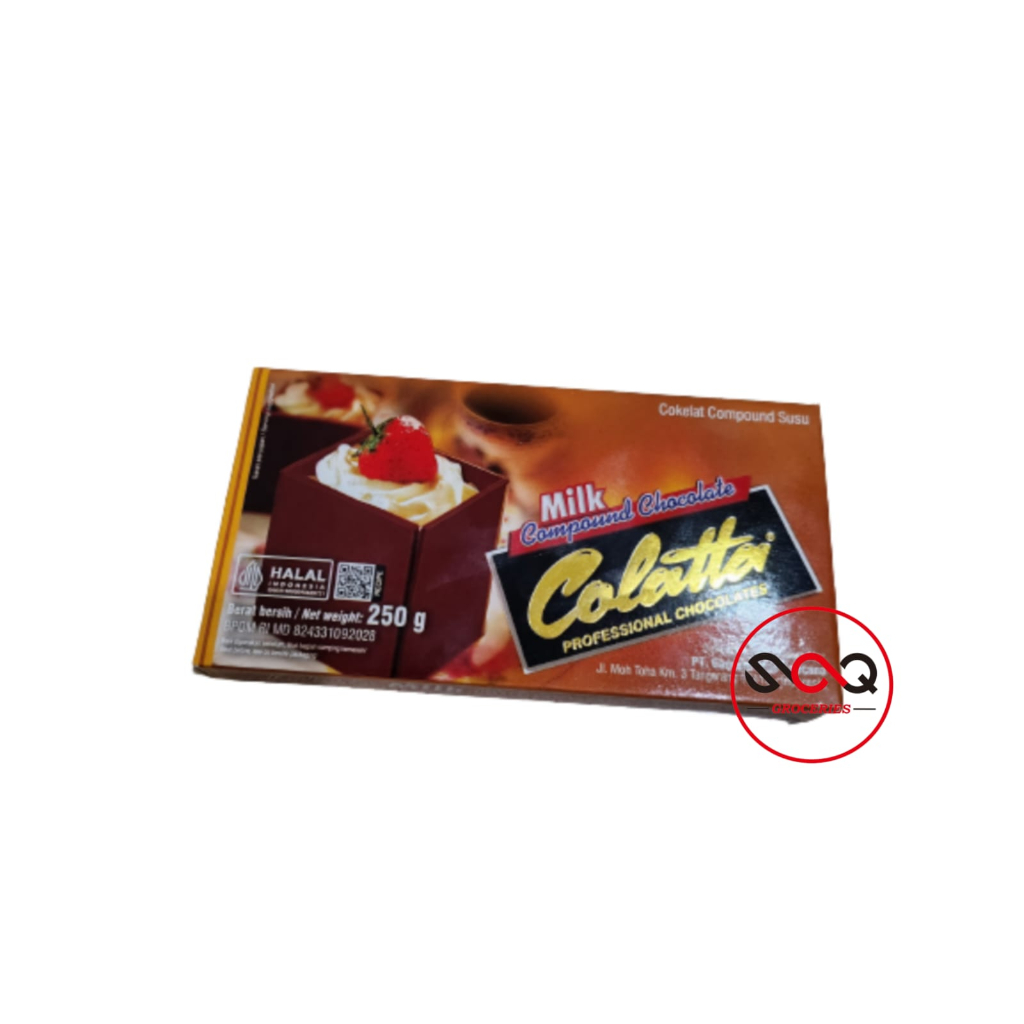 

Colatta Compound Chocolate Milk - Coklat Batang 250 Gram