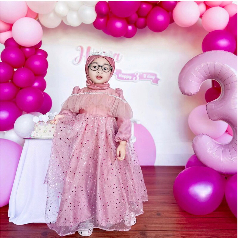 HAVVA Dress. Dress Ulang Tahun Anak. Gaun Ultah Anak. Baju Ulang Tahun Anak