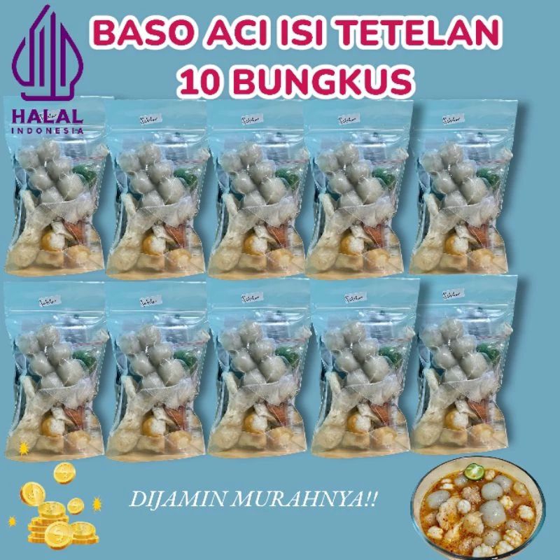 

BASO ACI TETELAN // PAKET 10 BUNGKUS BOCI TETELAN