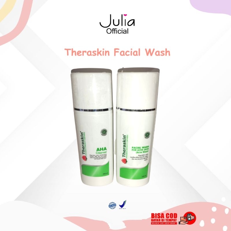 Theraskin AHA Cleanser Sabun Wajah Pemutih Flek Facial Wash Acne