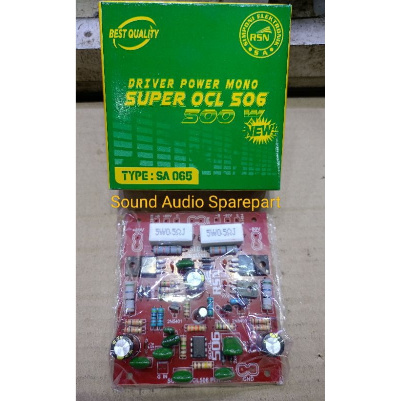 Kit Power Driver SUPER OCL 506.. Kit Power Driver Amplifier SUPER OCL 506