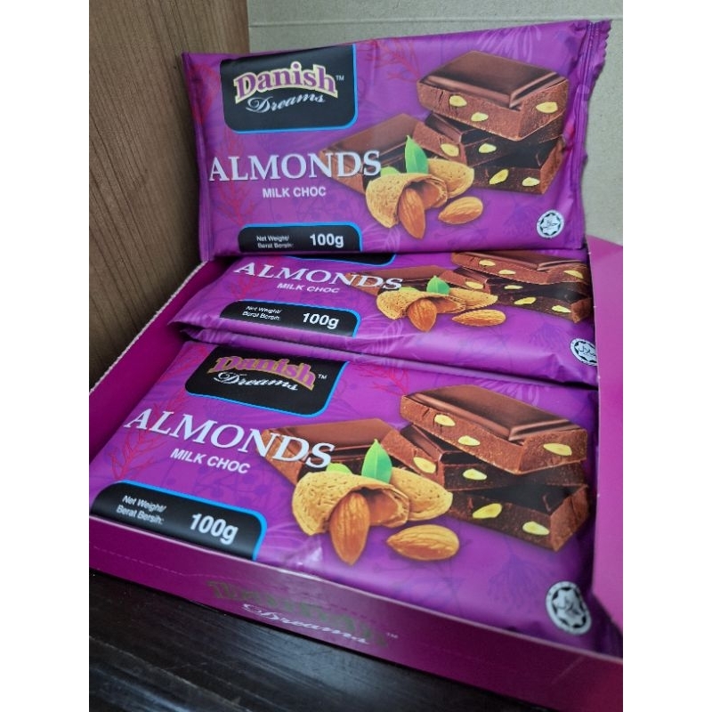 

Danish Almond Milk Chocolate 100g