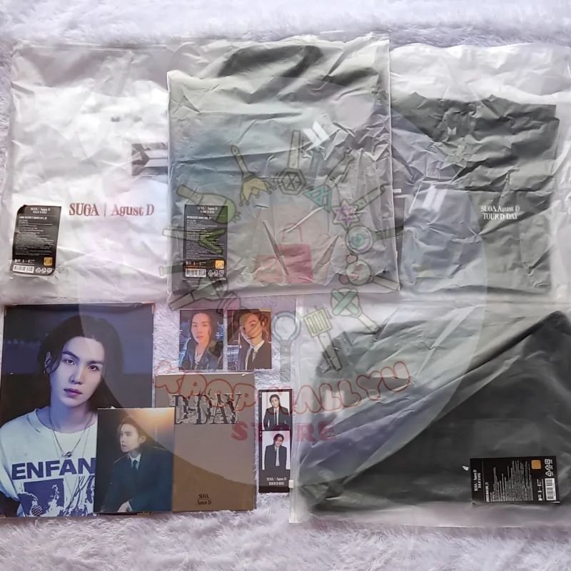 (READY OFFICIAL) MERCH SUGA TOUR DDAY // SHARING BTS PHOTOCARD V TAEHYUNG PHOTOFOLIO PHOTOBOOK VEAUT