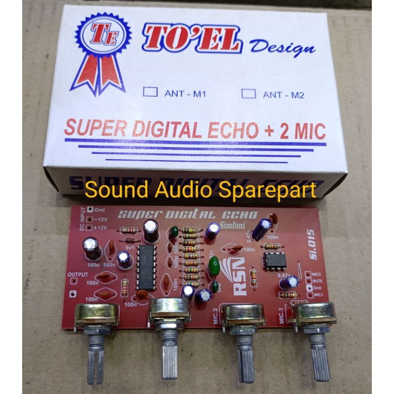 Kit Super Digital Echo 2 Mic.. Kit echo Toel 2 Mic CT