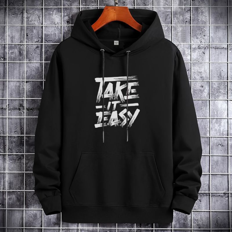 Hoodie fleece hoodie Take it easy Hoodie pria Hoodie laris
