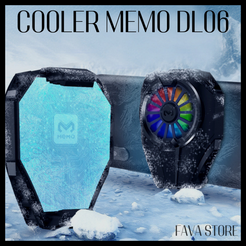 Cooler Handphone MEMO DL06 Kipas Pendingin Handphone Gaming Universal