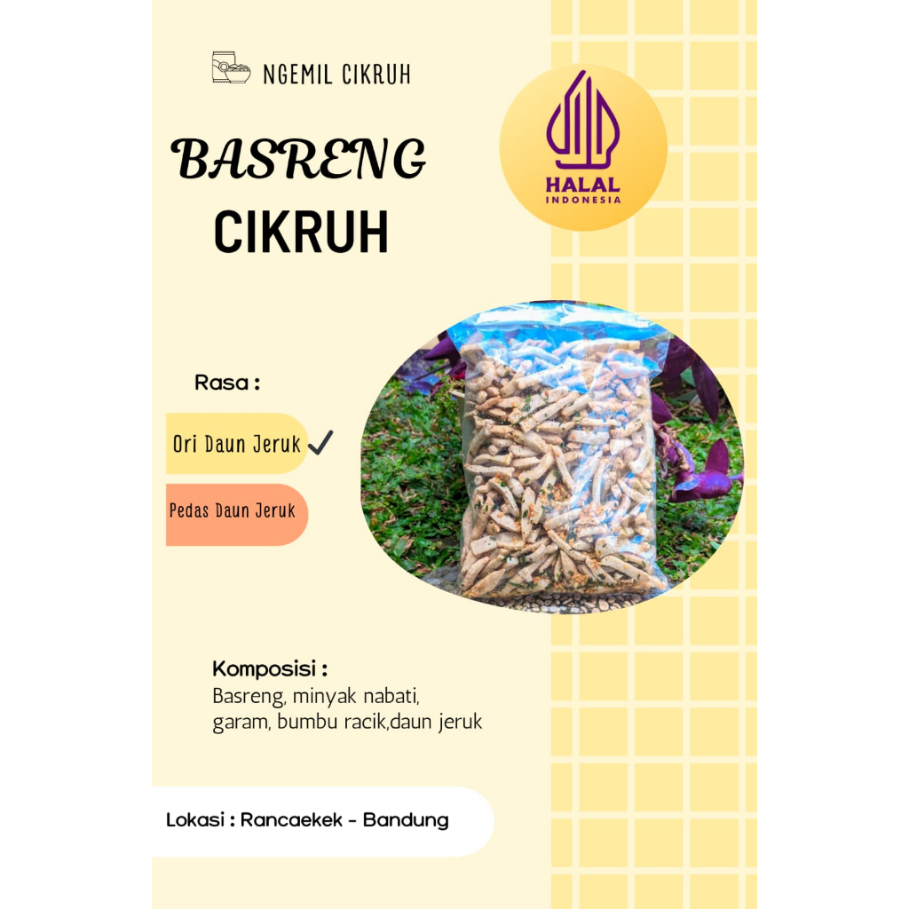 

BASRENG RASA ORIGINAL DAUN JERUK 250GRAM