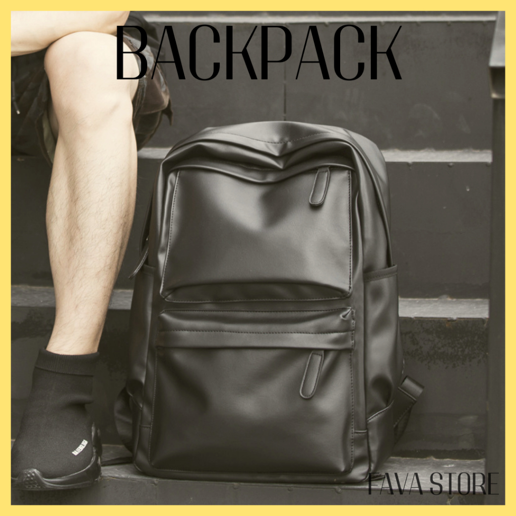 Tas Ransel Kulit / Tas Laptop Kulit / Backpack Leather Multifungsi