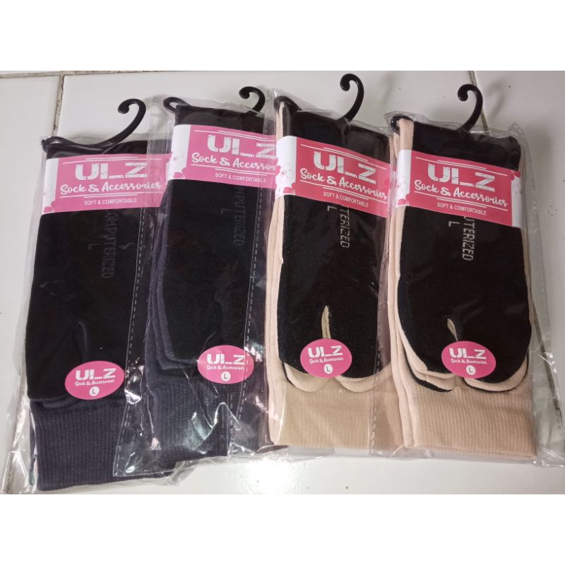 Kaos Kaki Jempol Tapak Hitam Polos