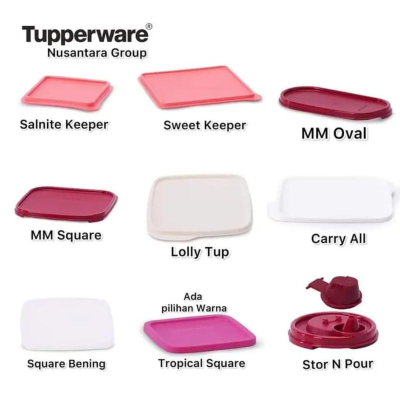 seal /tutup tutup tupperware