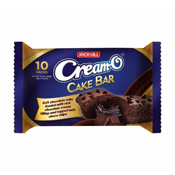 

JACK N JILL CREAM-O CHOCOLATE CAKE BAR 40g x 10