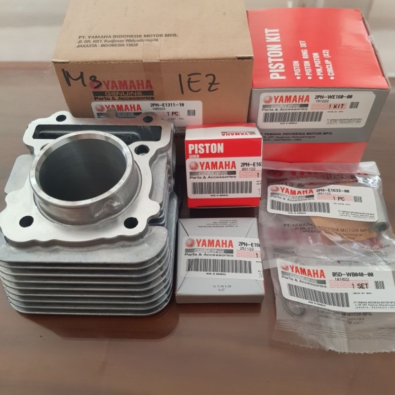 cylinder Blok Set Piston kit Yamaha Mio M3 ORIGINAL