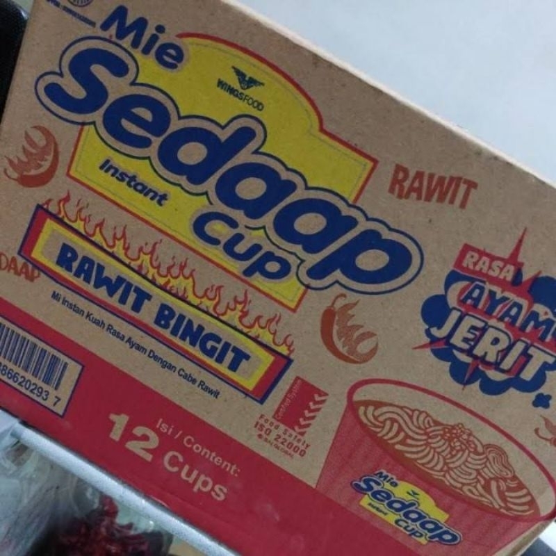 

Mie Sedap Cup Rawit Bingit Rasa Ayam Jerit
