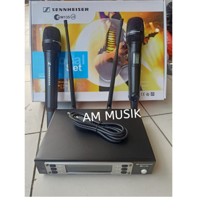MIC WIRELESS SENHEISER EW135 G4 2 MIC PEGANG EW 135 G4