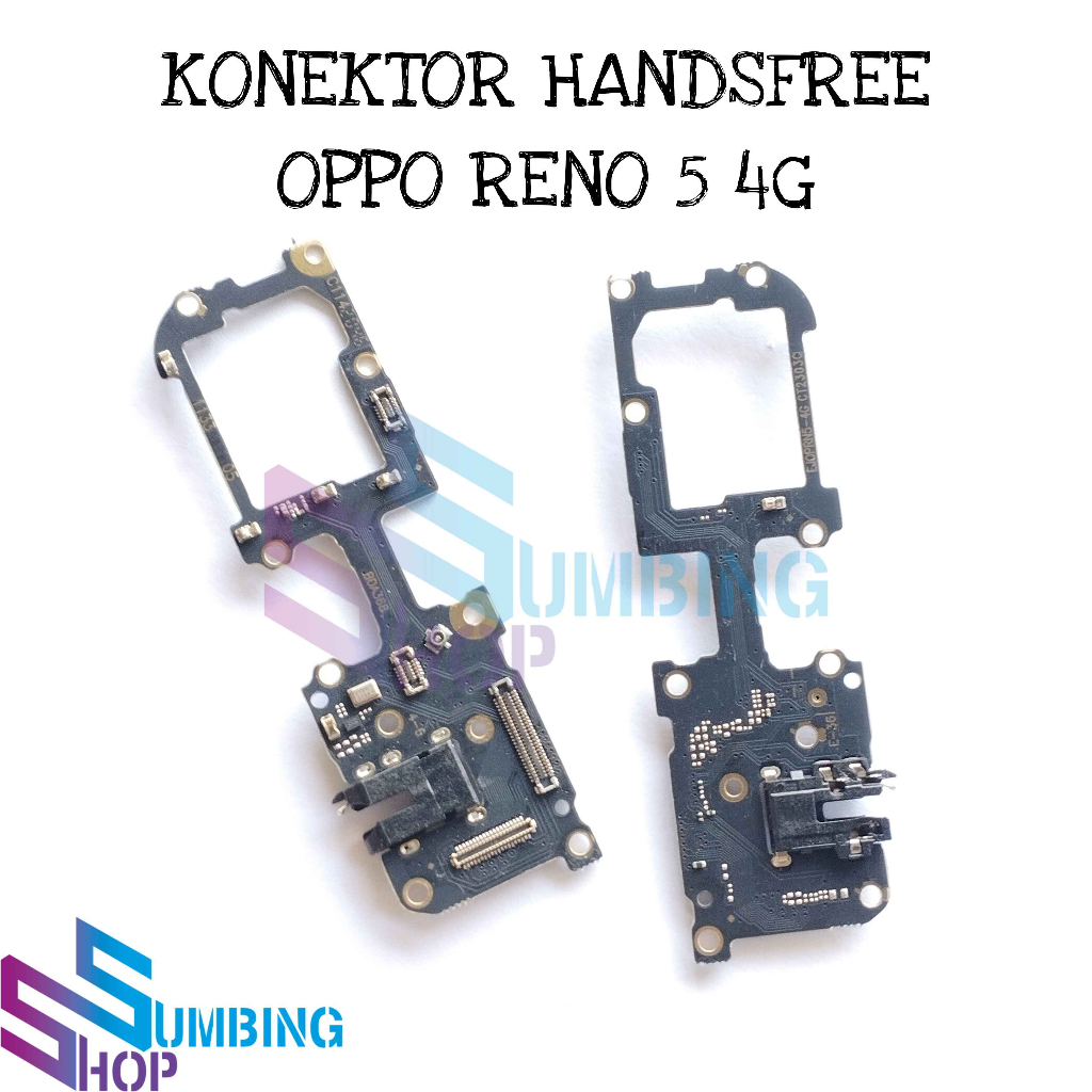 Konektor Headset Oppo Reno 5 4G Handsfree Mic PCB Audio Jack