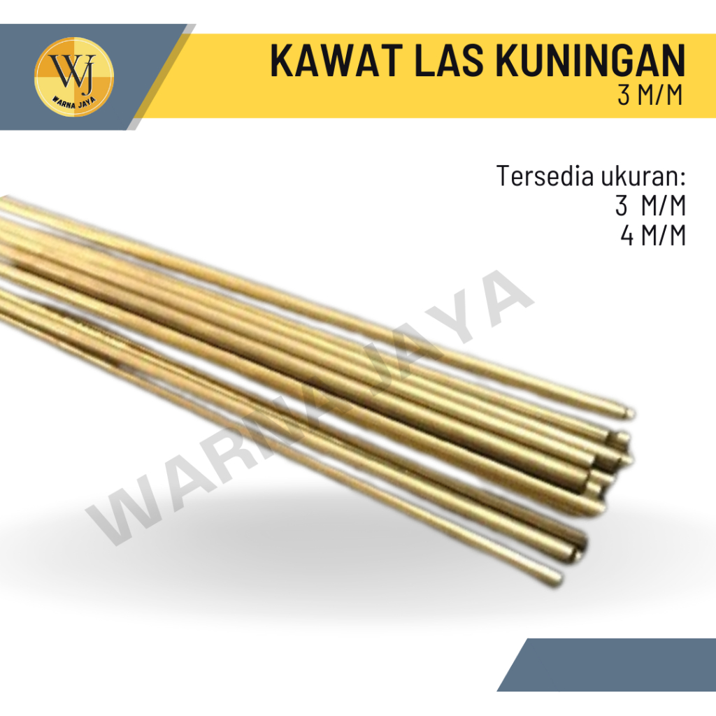 Kawat Las Kuningan 3m/m Batangan / Kawat Las KN 3 m/m per Batang