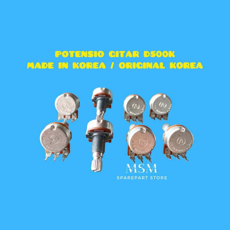 POTENSIO GITAR D500K MADE IN KOREA / ORIGINAL KOREA