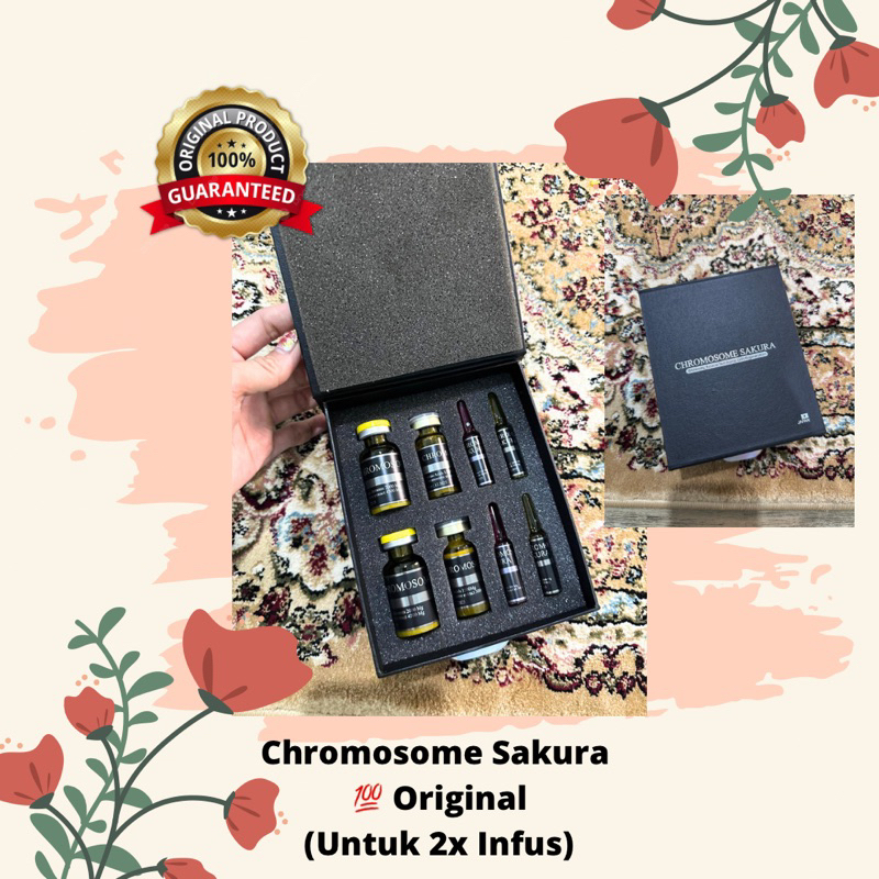 Chromosome Sakura / Infus Whitening / Infus Pemutih Badan / Infus Pencerah / Infus Putih Origanal / 
