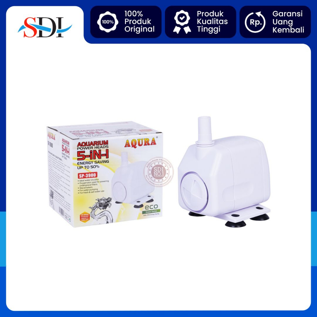 POMPA CELUP AQUARIUM DAN KOLAM AQURA ASP SP 3900 2.8M 3000L/H