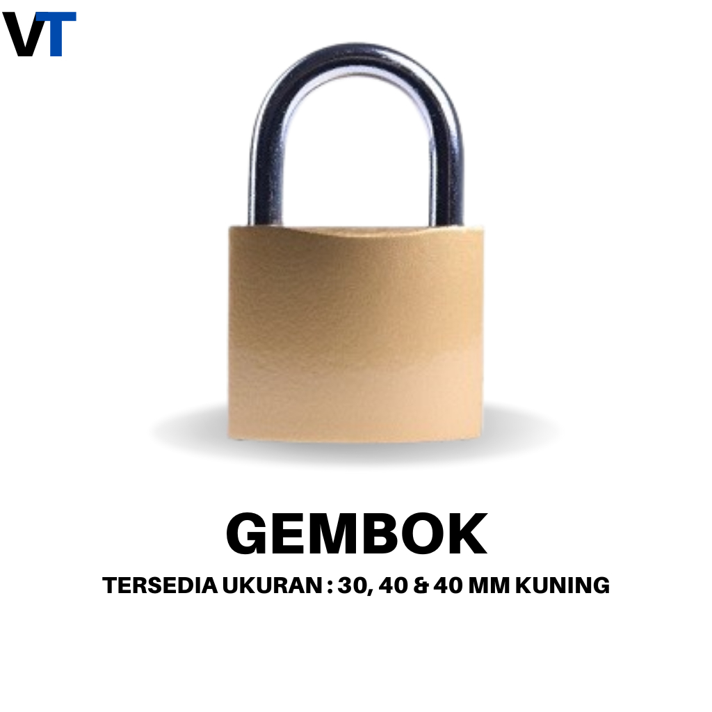 Gembok Rumah / Gembok Anti Maling / Gembok Anti Karat / Gembok Stanless Anti Karat Type MM