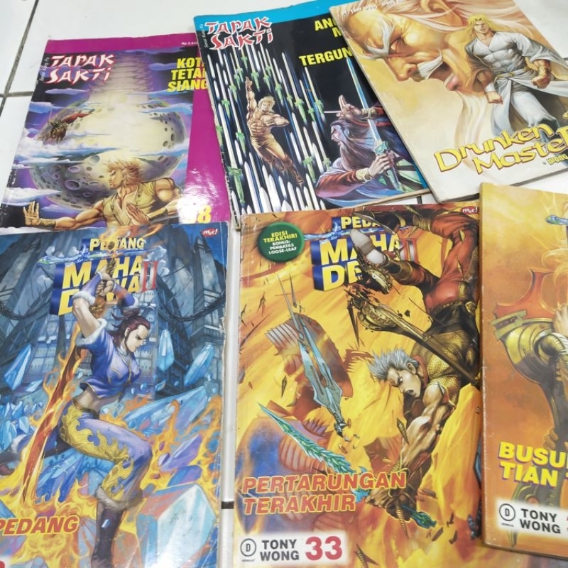 Buku Obral Super Murah - Komik Tony Wong Lebar Random